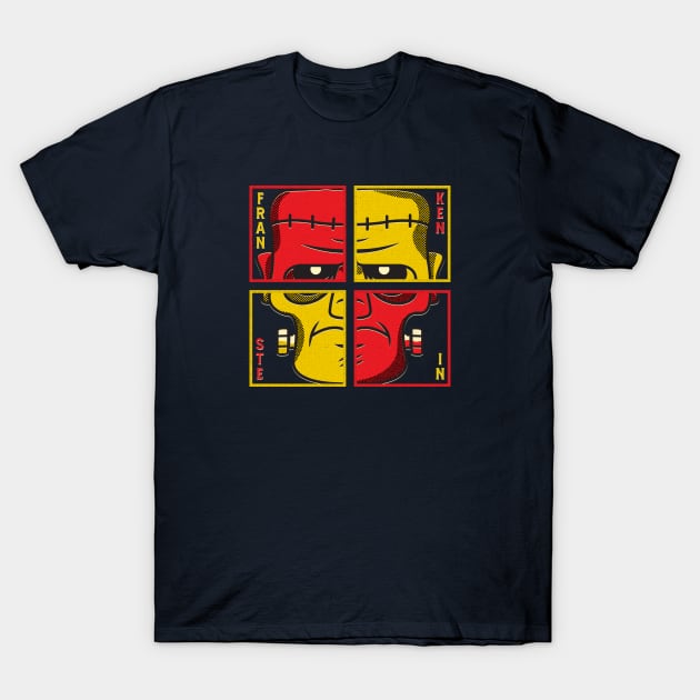 Frankenstein-Retro Classic Horror Monster T-Shirt by POD Anytime